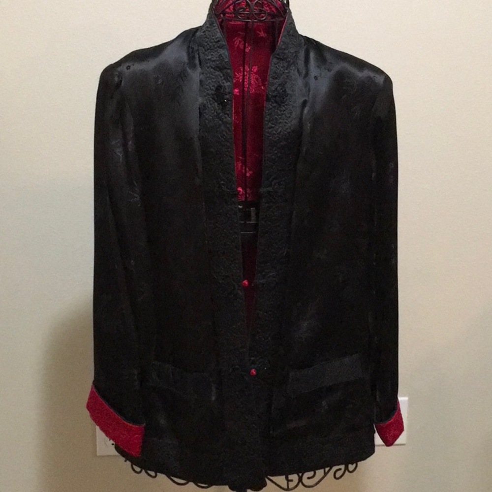 Vintage reversible oriental coat